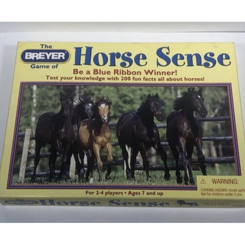 COPY - Vintage Breyer Horse Sense Complete Equestrian Facts Board Game